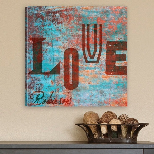 Watercolor Love Canvas