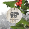 Family Name Ceramic Christmas Ornaments