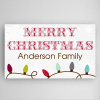 Christmas Lights Canvas Sign