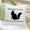 Cat Silhouette Throw Pillows