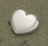 Silver Plated Heart Paperweight